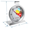 Termômetro para forno (0°C a +300°C) Ø4,4cm - 6 