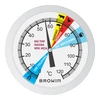 Termômetro para prensa de presunto 1,5kg e 3kg (0°C a +120°C) 12,5cm - 3 