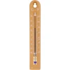 Termômetro universal (-30 a +50°C), 17 cm, marrom claro  - 1 