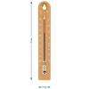 Termômetro universal (-30 a +50°C), 17 cm, marrom claro - 4 