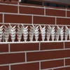 Tiras com espigões repelentes de pássaros, decorativas, brancas - de plástico, 6 unid. - 12 