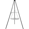 Trípode para fogueira com grelha, 150 cm - 4 