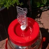 Tubo de fermentação de plástico, 6 câmaras - 4 