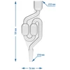 Tubo de fermentação de plástico MINI-v2 - 5 