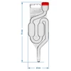 Tubo de fermentação MAXI com rolha protetora - 3 