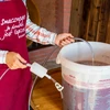 Tubo para trasfega de vinho com bomba - 9 