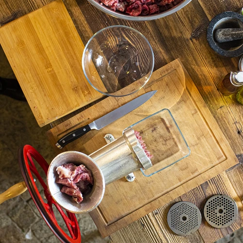 2 em 1 Picadora de carne e máquina de encher enchidos #32 - 4