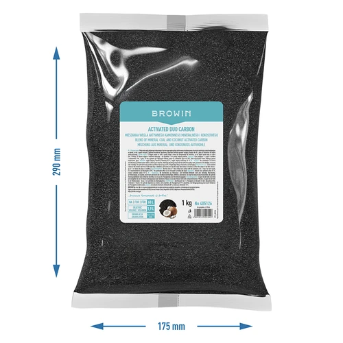 Activated Duo Carbon – mistura de carvão ativado mineral (de rocha) e de coco, 1 kg, para 60 L - 7