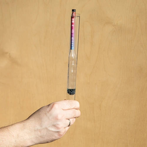 Alcoómetro inquebrável com tubo de ensaio, intervalo de medição 20-98% - 5