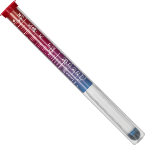 Alcoómetro inquebrável com tubo de ensaio, intervalo de medição 20-98% - 3