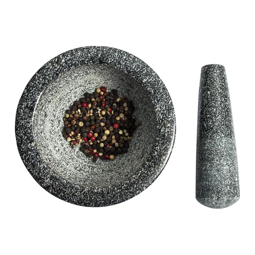Almofariz de cozinha de granito com pilão - 3