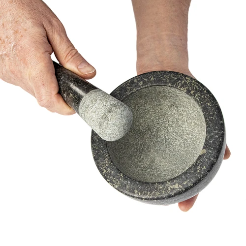 Almofariz de cozinha de granito com pilão - 6