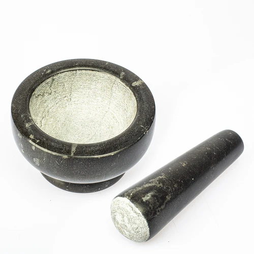 Almofariz de cozinha em granito - 10cm - 2
