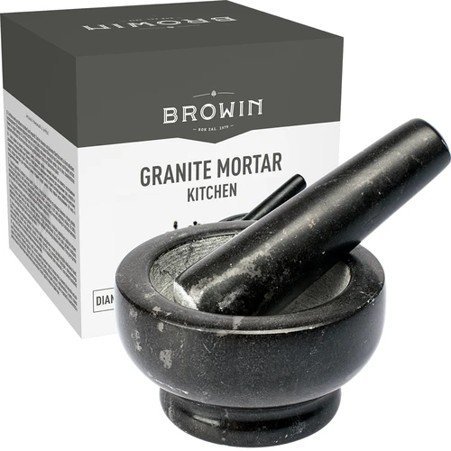 Almofariz de cozinha em granito - 10cm - 8