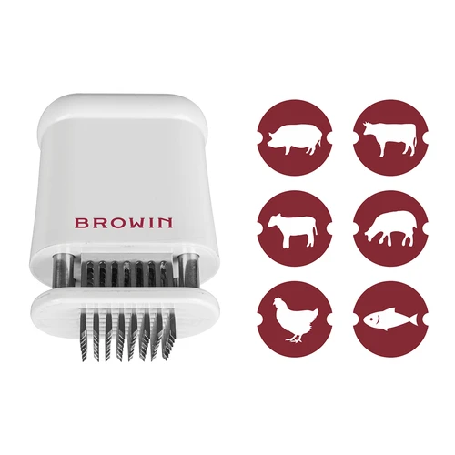 Amaciador de carne com agulhas e bloqueio de segurança - 6