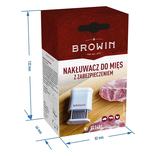 Amaciador de carne com agulhas e bloqueio de segurança - 10