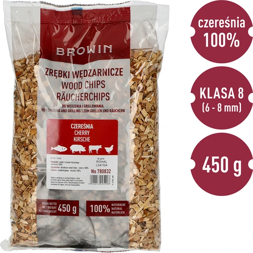 Aparas de cerejeira para fumeiro e grelhador, 450 g, classe 8 - 3