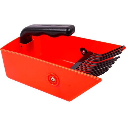 Aparelho para colher pequenos frutos, dentes metálicos