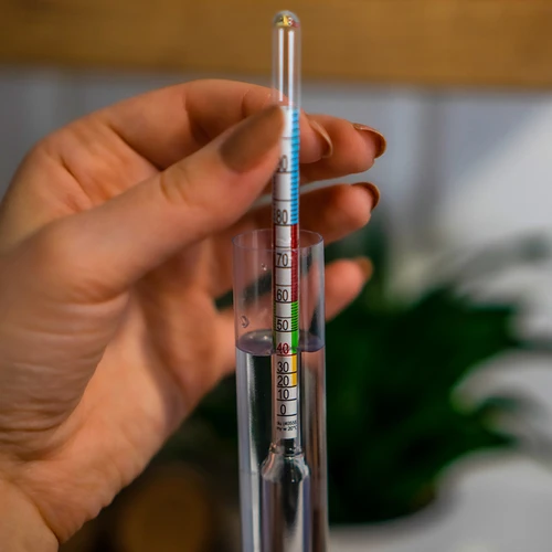 Areómetro alcoólico em proveta inquebrável - 5