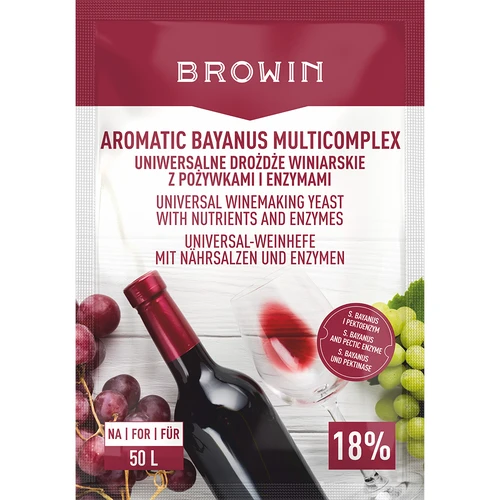 Aromatic Bayanus Multicomplex kit inicial para vinho, 40 g