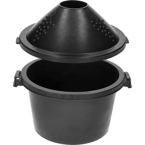 Balão de vidro para vinho 5 L - com cesto de plástico - 5