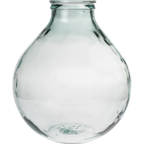 Balão para vinho 25 L com gargalo largo em cesto de plástico - 2