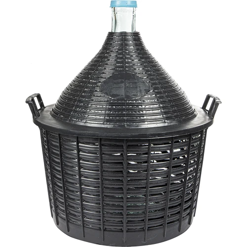 Balão para vinho 25 L em cesto de plástico  - 1 