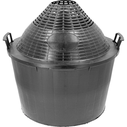 Balão para vinho 34 L em cesto de plástico - 4