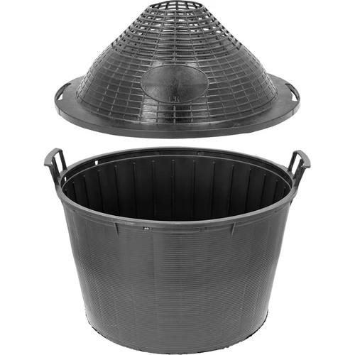 Balão para vinho 34 L em cesto de plástico - 5