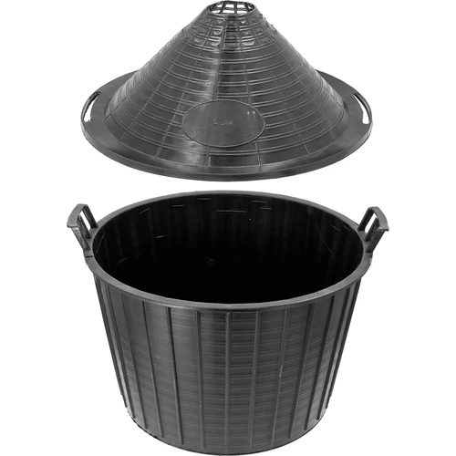 Balão para vinho 54 L em cesto de plástico - 5