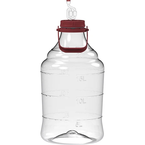 Balão para vinho leve, inquebrável com alça, 20 L  - 1 