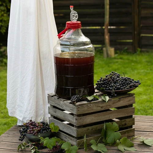 Balão para vinho leve, inquebrável com alça, 20 L - 8