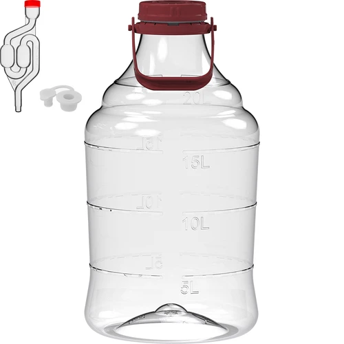 Balão para vinho leve, inquebrável com alça, 20 L - 2
