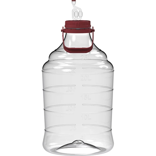 Balão para vinho leve, inquebrável, com alça, 25 L  - 1 