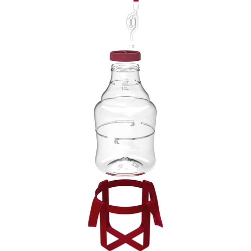 Balão para vinho leve, inquebrável, com alças, 10 L - 2