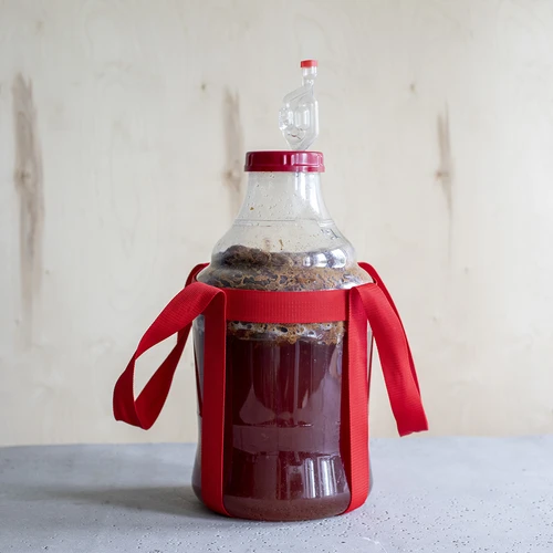 Balão para vinho leve, inquebrável, com alças, 10 L - 15