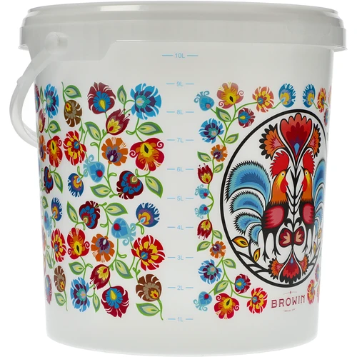 Balde alimentar GWIOZDA - com tampa, 10 L - 3