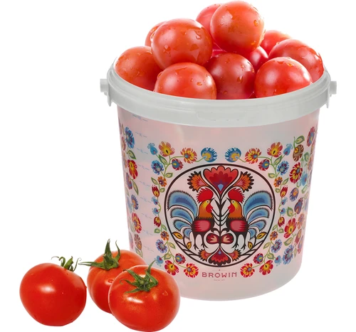 Balde alimentar GWIOZDA - com tampa, 10 L - 7