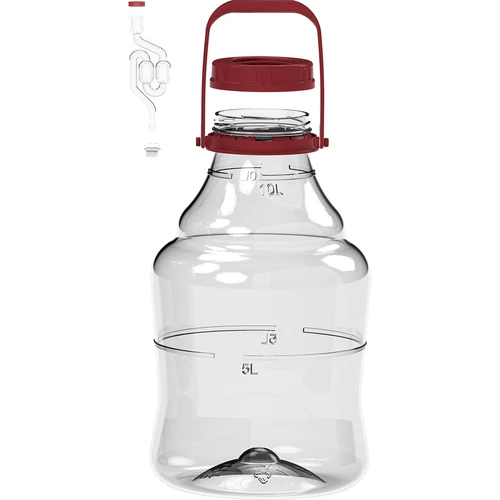 Balon do wina lekki, nietłukący, z uchwytem, 10 L - 2