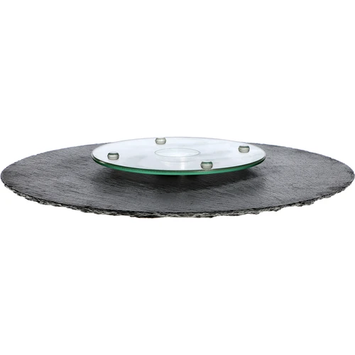 Bandeja giratória de ardósia fi30cm - 6