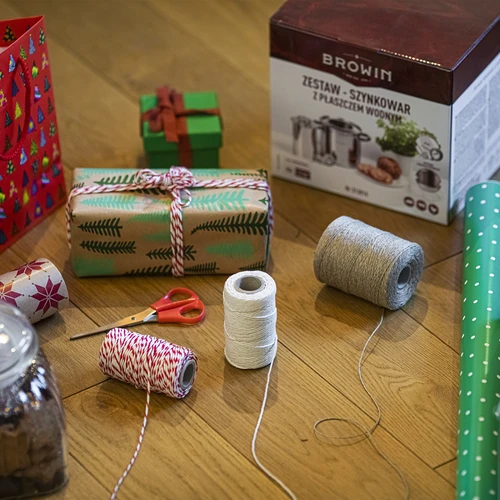 Barbante de talho em algodão branco (240°C) 55 m - 10
