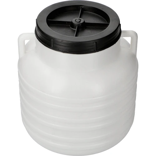Barril de Conserva 10L - branco, alças  - 1 