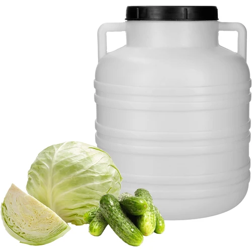 Barril de Conserva 20L - branco, alças - 3
