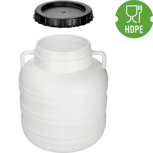 Barril de Conserva 30L - branco, alças - 2
