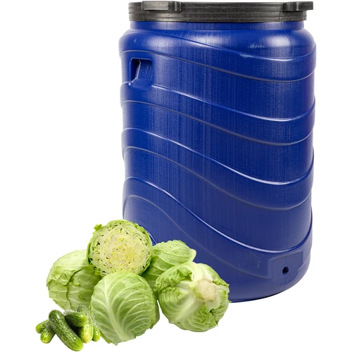 Barril para conservas 240 L azul - 3