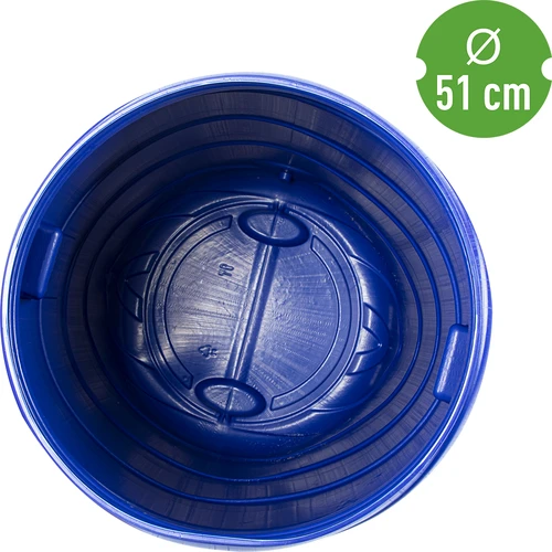 Barril para conservas 240 L azul - 4