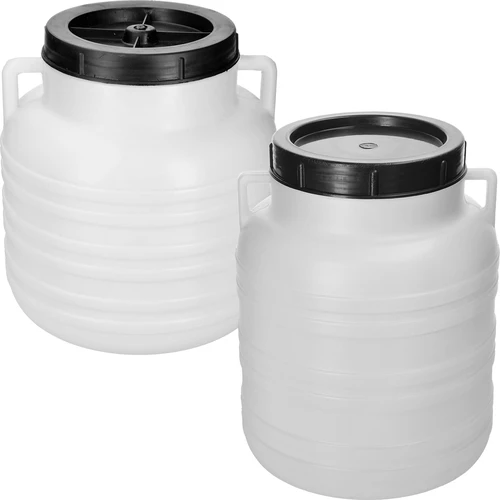 Barril para Fermentação 10 L - branco, com alças - 2
