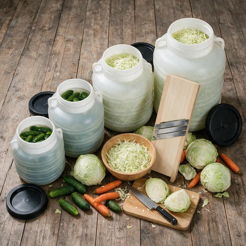 Barril para fermentação 20L - branco, com asas - 10