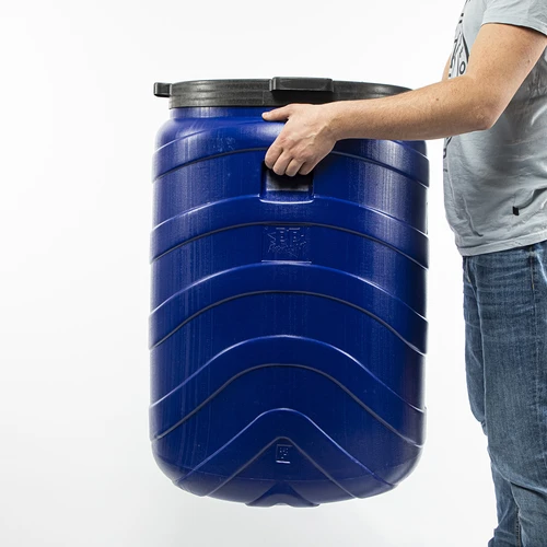 Barril para fermentação 240 L azul - 10