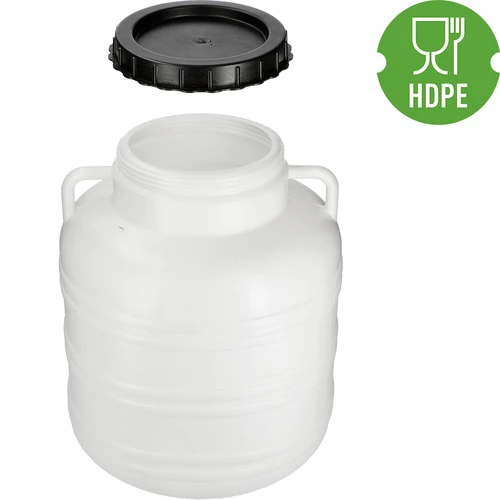 Barril para fermentação 40 L - branco, com alças - 2